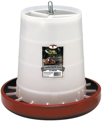Little Giant PHF22 Plastic Hanging Poultry Feeder, 22Lb