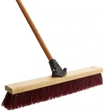 Maroon Superb Coarse Sweep Push Broom, 36&quot;