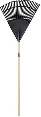 Union Tools 64309 24&quot; Poly Leaf Rake, 26-tine