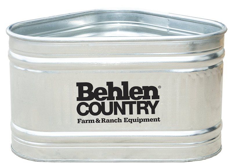 Behlen Country Galvanized Triangle Tank, 34&quot;X34&quot;X40&quot;L X24&quot; Tall, 60Gal.