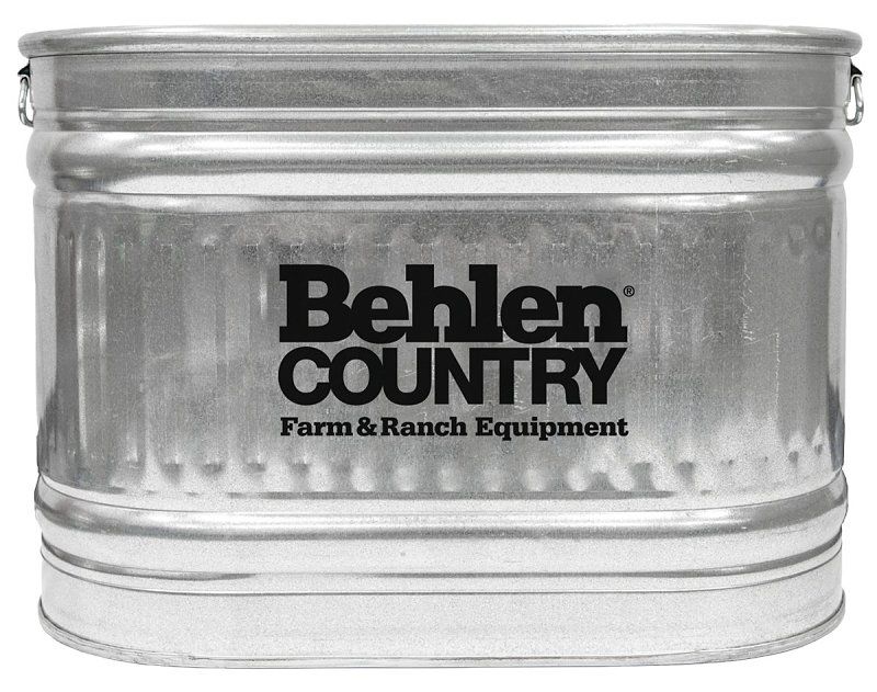 Behlen Country Galvanized Tall Utility Tank w/Handles