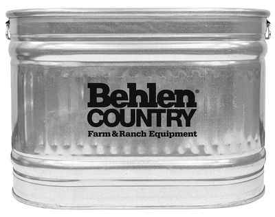 Behlen Country Galvanized Tall Utility Tank w/Handles
