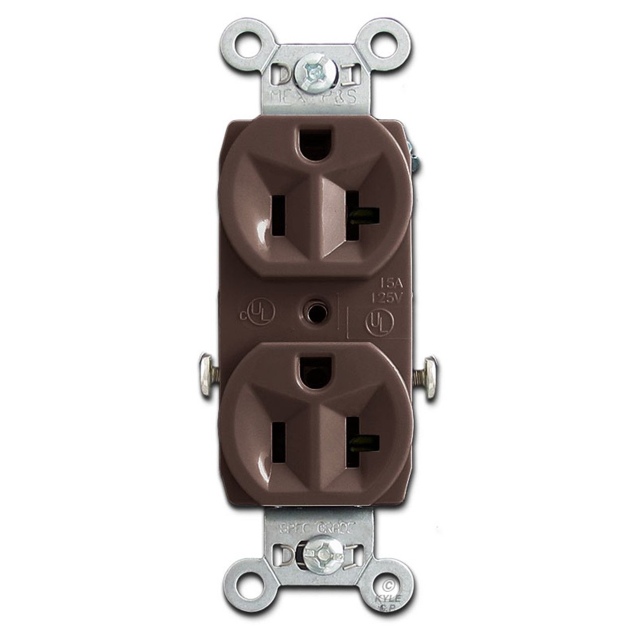 Eaton 270B Brown Duplex Receptacle
