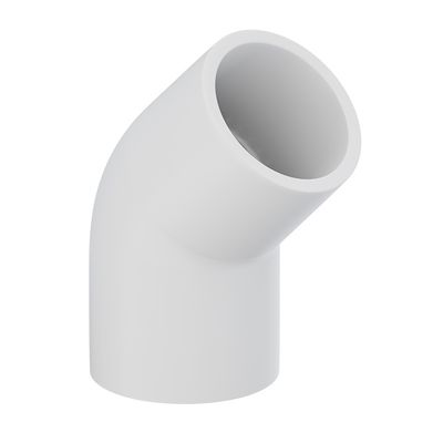 Tigre Sch40 PVC 45Deg. Ell, 6&quot; SXS