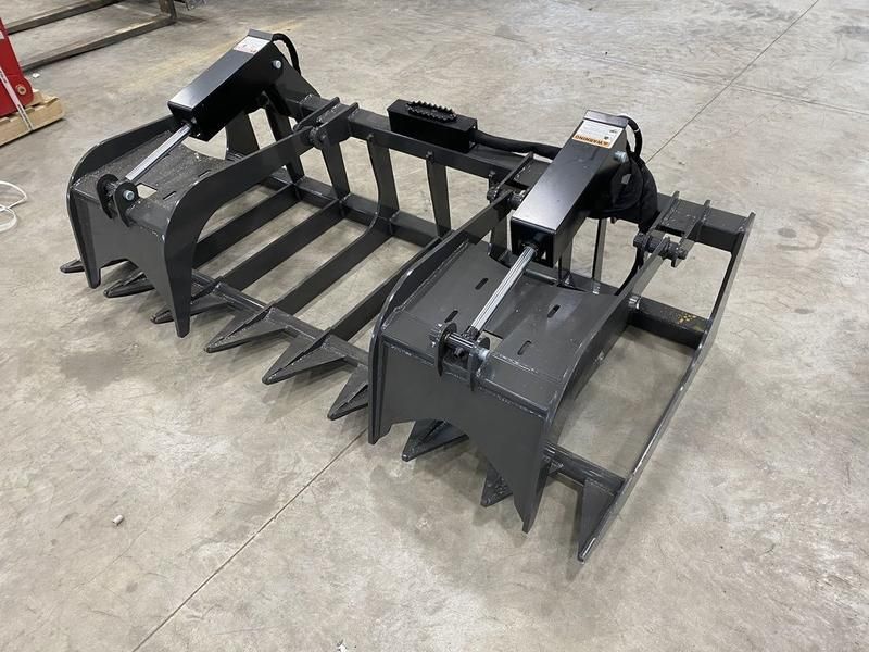 IronCraft IRG72 Industrial 72&quot; Dual Cylinder Root Grapple w/Pioneer Couplers