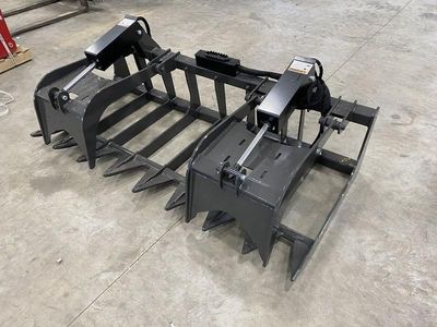 IronCraft IRG72 Industrial 72&quot; Dual Cylinder Root Grapple w/Pioneer Couplers