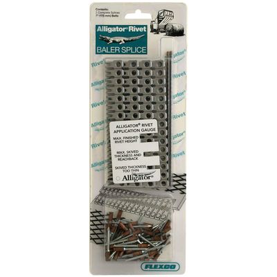 Alligator Rivet Splices, 7&quot;