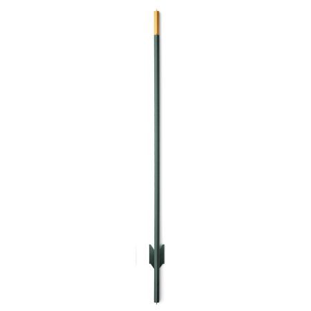 Green/Gold US-Made 1.25Lb T-Post, 5Ft w/Clips