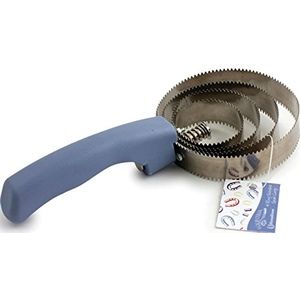 Desert Equestrian 2441-3 Blue Handled SS Spiral Curry