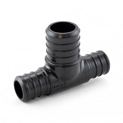Poly Pex Reducing Tee, 1/2&quot;X1/2&quot;X3/4&quot;