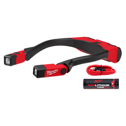Milwaukee RedLithium USB Rechargeable Neck Light, 400Lm
