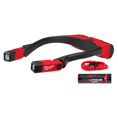 Milwaukee RedLithium USB Rechargeable Neck Light, 400Lm