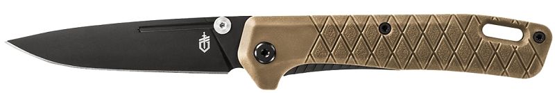 Gerber 31-004068 Folding Knife, 3.1 in L Blade, Stainless Steel Blade, 1-Blade, Textured Handle