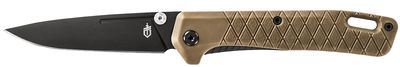 Gerber 31-004068 Folding Knife, 3.1 in L Blade, Stainless Steel Blade, 1-Blade, Textured Handle