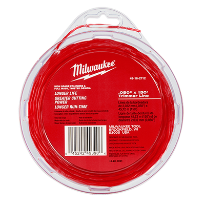 Milwaukee Trimmer Line &amp; Accessories