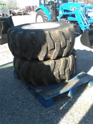 Used R4 Tire and Wheels, 17.5L-24 Rears &amp; 12-16.5 Front