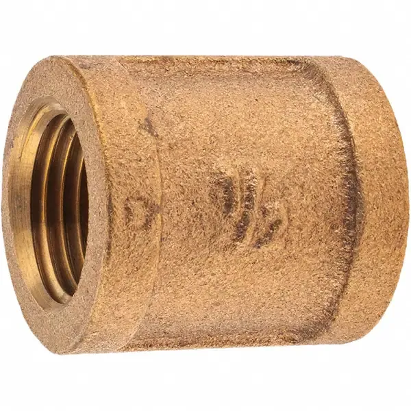 Brass Pipe Coupler, 1/2&quot;