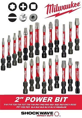 Milwaukee Phillips Driver Bits