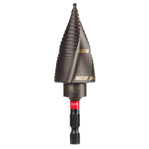 Milwaukee Shockwave Impact Duty Step Bit, #9 7/8&quot;-1-1/8&quot;