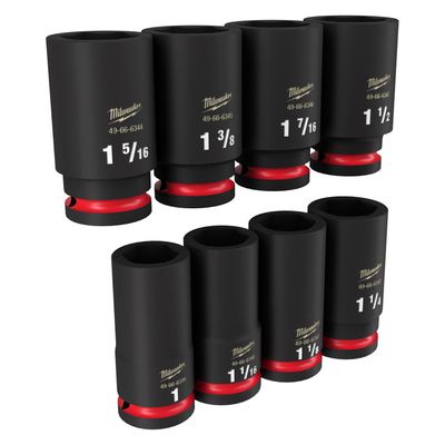Milwaukee 1/2 Drive Deep Impact Sockets