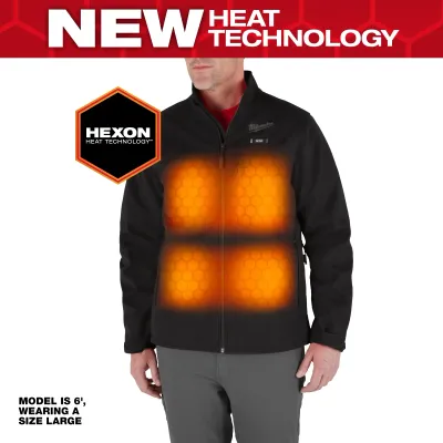 Milwaukee Black M12 Heated Axis Jacket Kit, Large