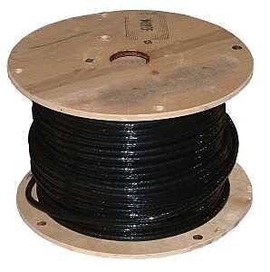 Southwire 2/0BK-STRX500 THHN Black Single Building Wire, 195Amp
