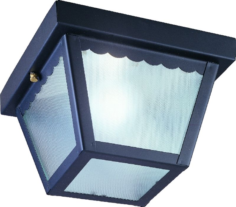 Boston Harbor 6276BK-3L Black Porch Light Fixture