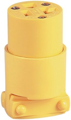 Eaton 4228 Cord Repair End, 20A, 125V Yellow