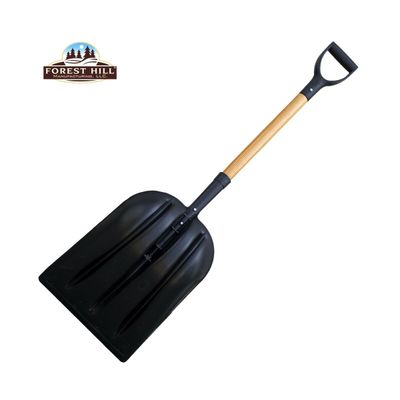 Forest Hill Black Poly Shovel w/Wear Strip,  #12X36&quot;