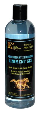 E3 001-100012 Liniment Gel, 12Oz