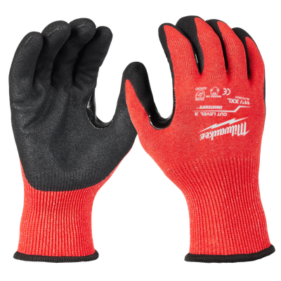 Milwaukee Cut 3 Nitrile Coated Gloves, XX-Large