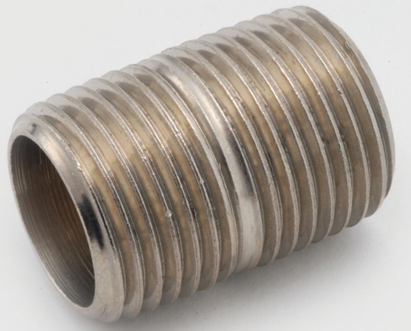 Anderson Metals 38300-16 Brass Pipe Nipple 1&quot;xClose