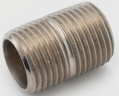Anderson Metals 38300-16 Brass Pipe Nipple 1&quot;xClose