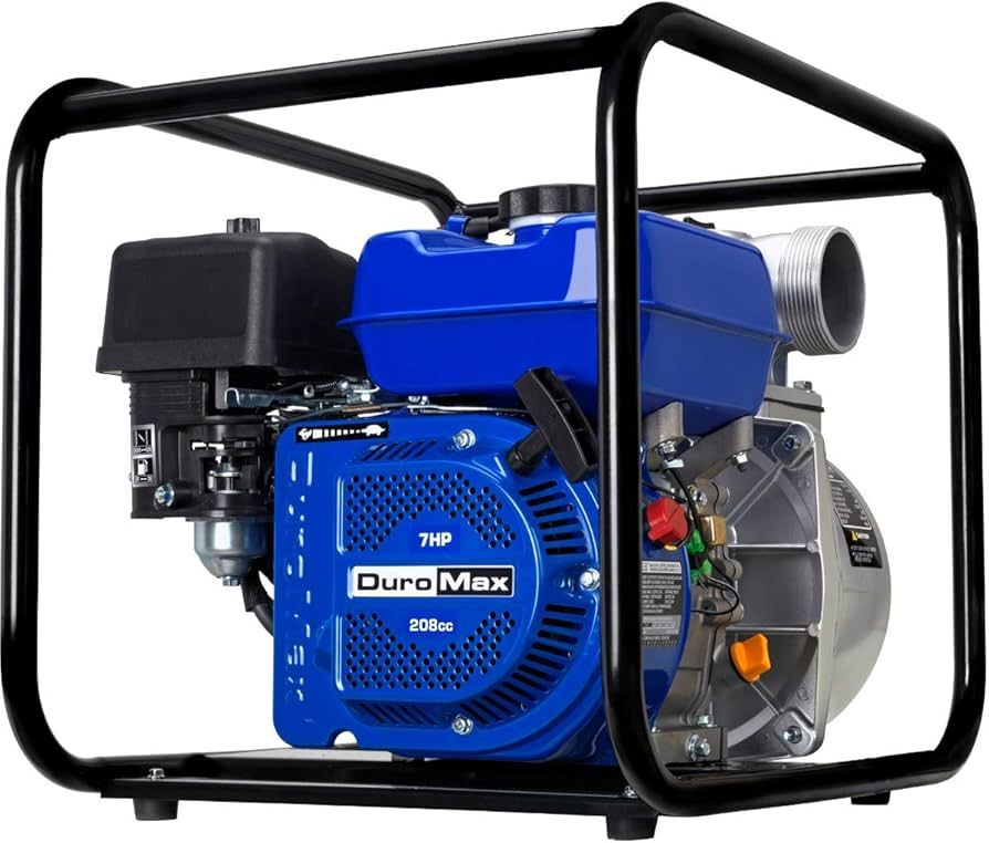 DuroMax XP650WP 208cc 220-Gpm 3&quot; Gas Powered Portable Semi-Trash Water Pump