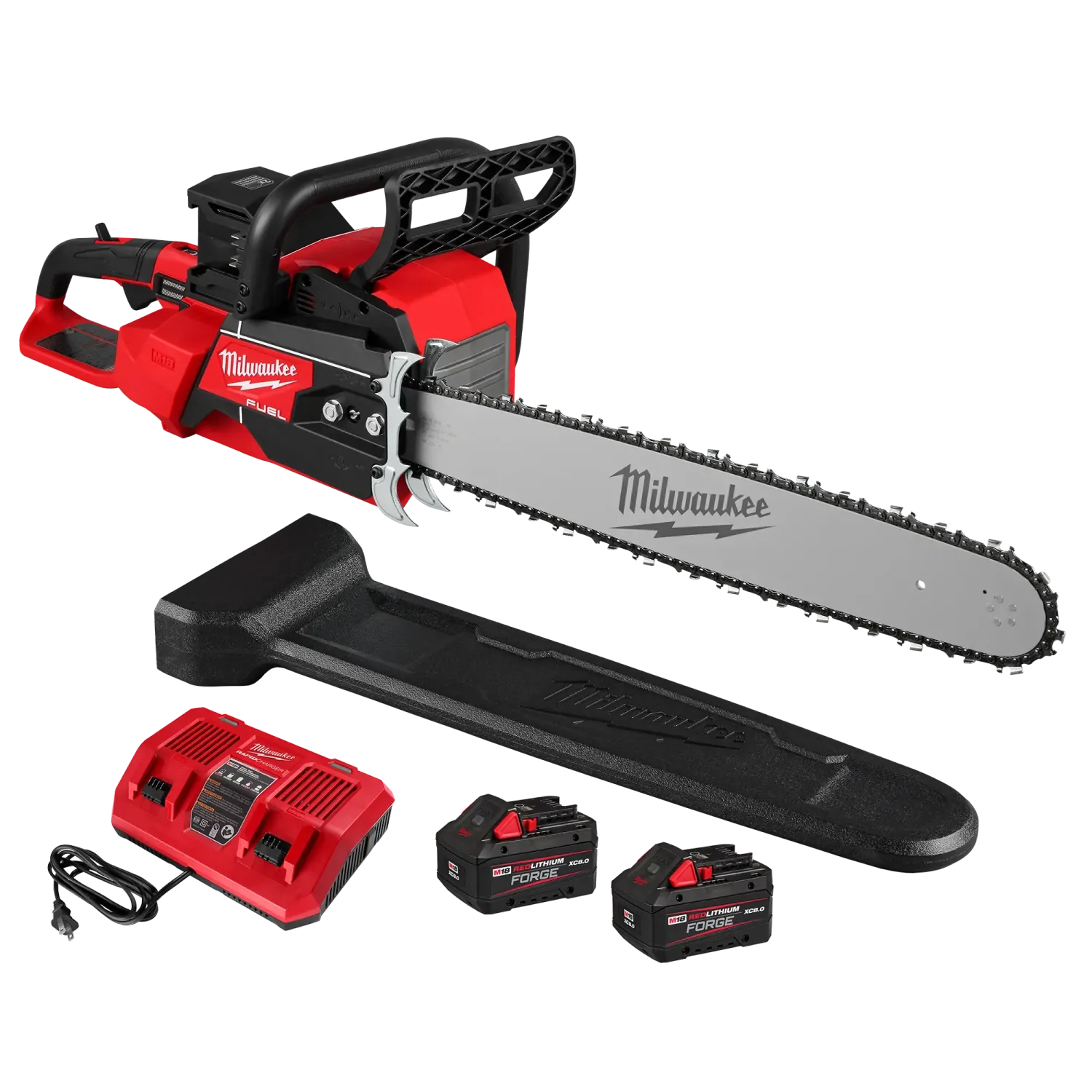 Milwaukee M18 20&quot; Dual Battery Chainsaw Kit w/8.0 Forge Batteries