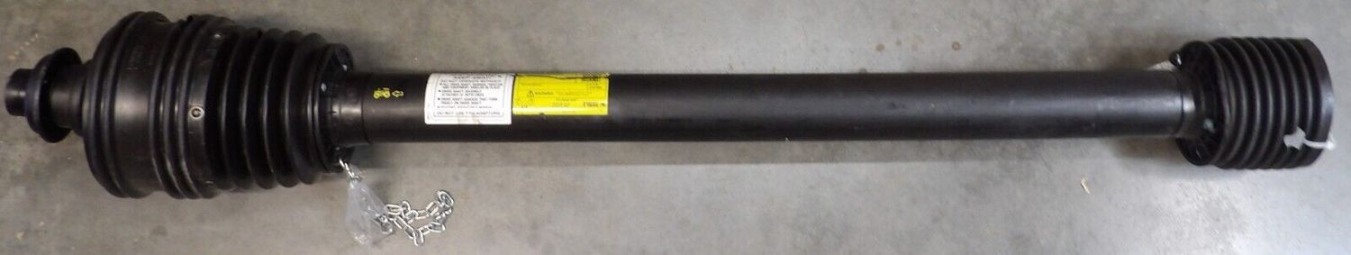 Complete CV PTO Shaft B&amp;P Series: 6, 1-3/8&quot;-6 Spline, No Implement yoke.