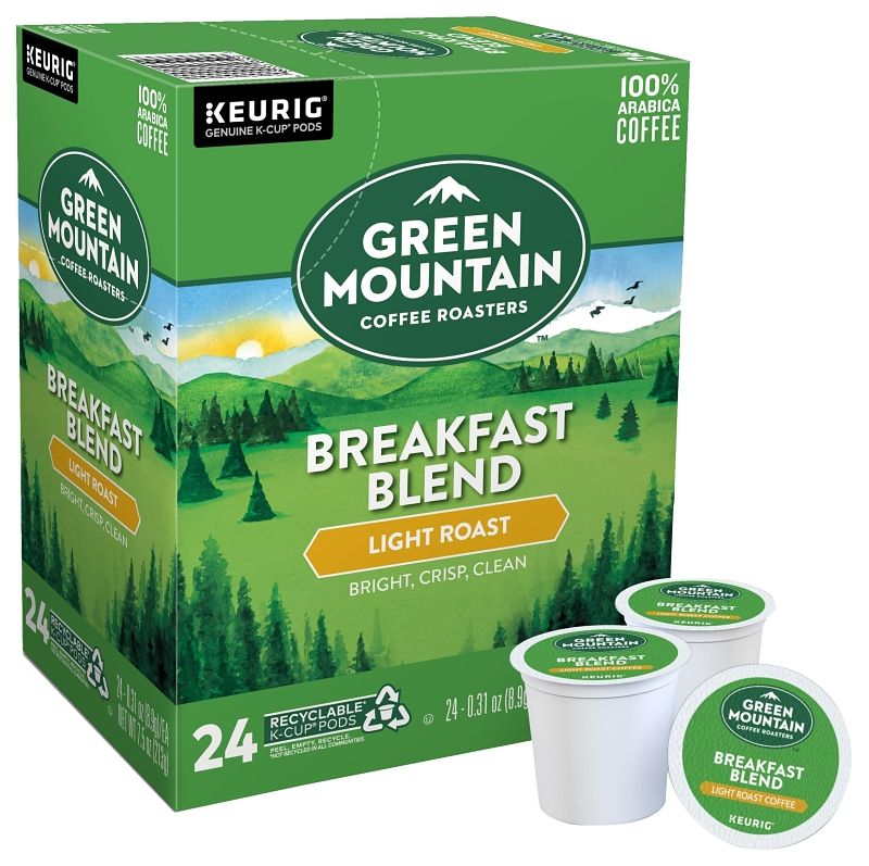 Breakfast Blend Roast Coffee, K-Cups, 24Pk