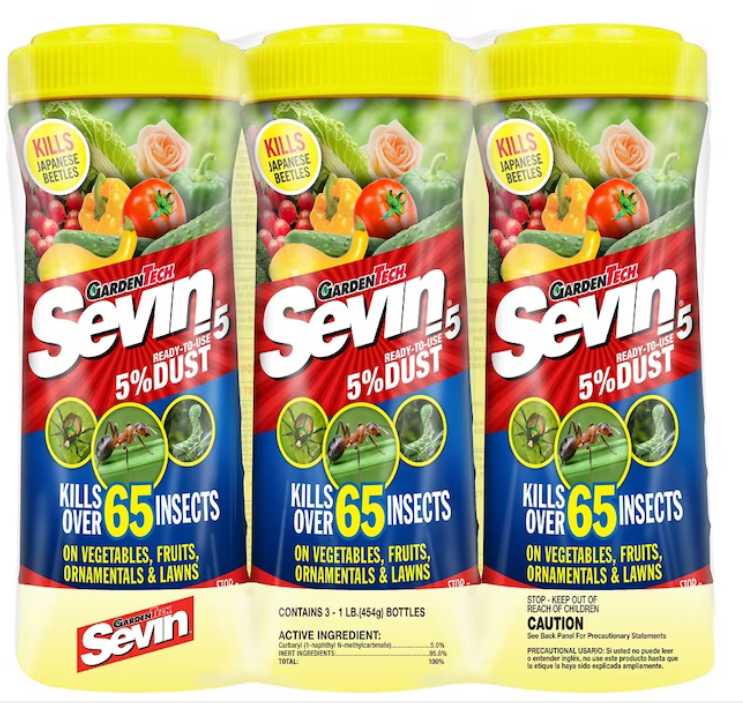 Sevin 100531077 Dust Bug Killer Powder, 1Lb 3Pk