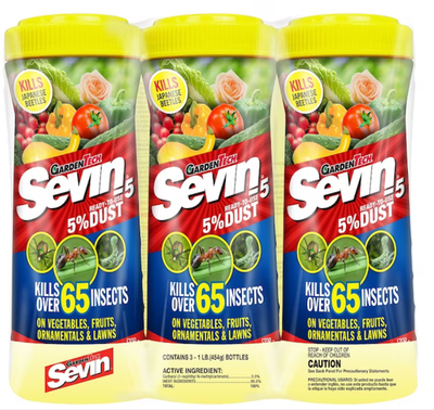 Sevin 100531077 Dust Bug Killer Powder, 1Lb 3Pk