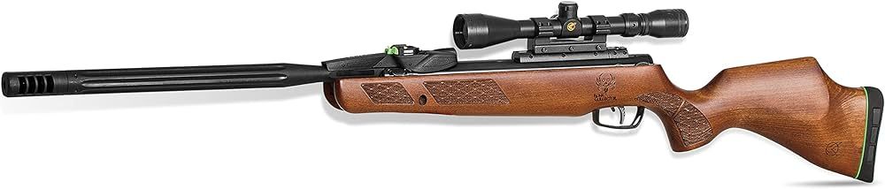 Gamo Gamo Swarm Bone Collector .22CAL GEN2 Inertia Pellet Gun w/10X Magazine, 1100 FPS Wood Stock