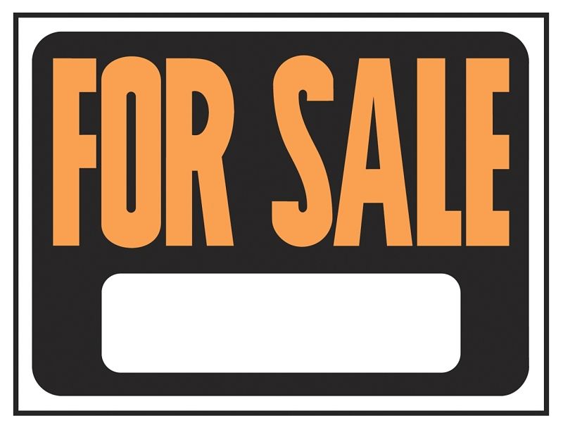 HY-KO 3006 Plastic &quot;For Sale&quot; Sign