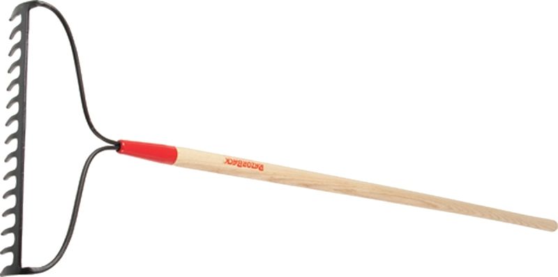 RazorBack 63141 Bow/Garden Rake w/Wooden Handle