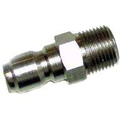 Mi-T-M AW-0017-0005 Pressure Washer Quick Connect Plug, 3/8&quot; Plug X 3/8&quot;MPT
