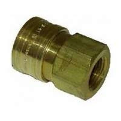 Mi-T-M AW-0017-0004 Pressure Washer Quick Coupler, 3/8&quot; Female Coupler X 3/8&quot;FPT