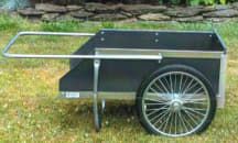 Conestoga Garden Cart w/Black Poly Floor &amp; Sides, 20&quot; Wheels