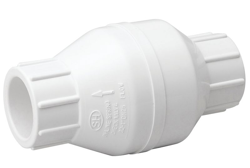 B&amp;K ProLine 101-608 PVC Check Valve, 2&quot; 200Psi