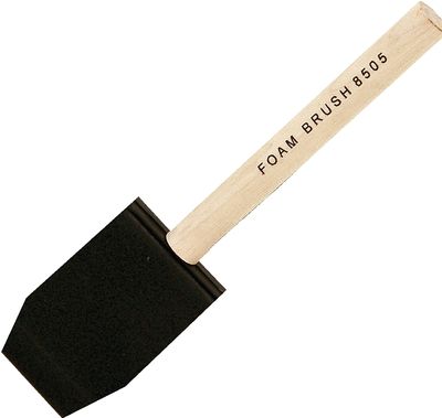 ProSource 850510 Foam Paint Brush, 1&quot; w/Wood Handle