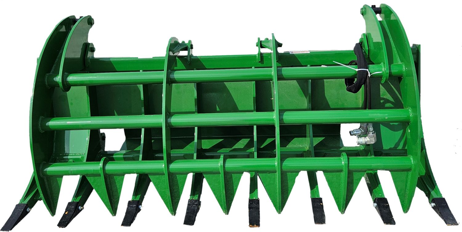 Ironcraft JD Extreme Root Grapple Rake w/Teeth, 6-1/2Ft