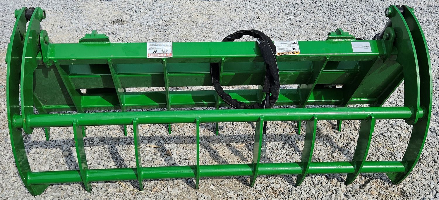 Ironcraft JD Compact Tractor Root Grapple Rake, 5Ft