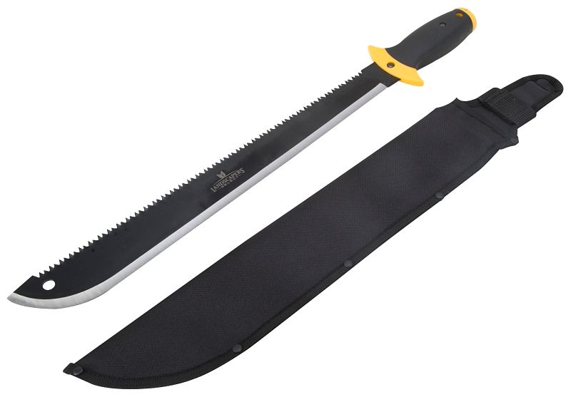 Landscaper&#39;s Select PR16-457TK Machete/Saw With Sheath, 18&quot;